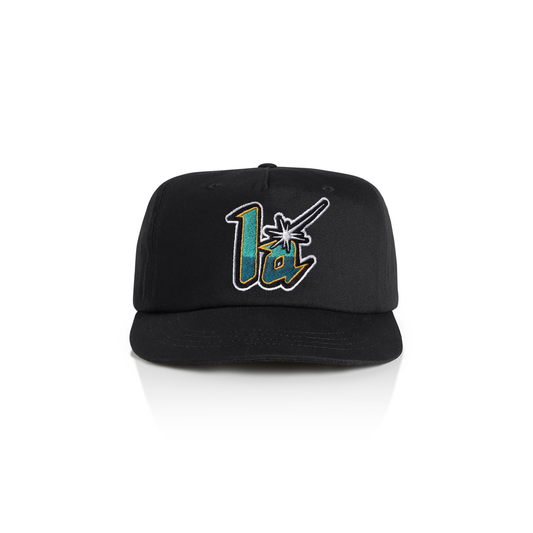 "LA" 5 PANEL (BLACK)
